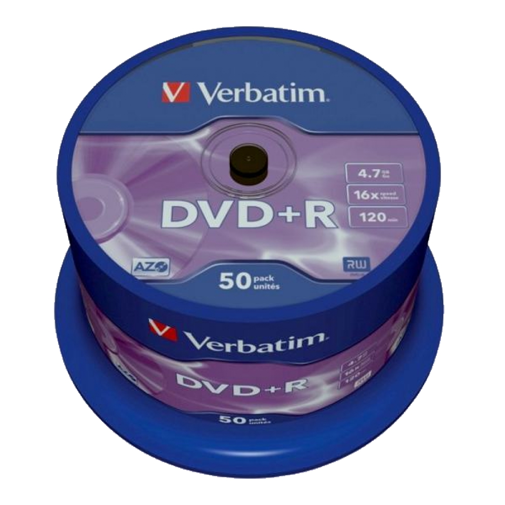 Диск DVD+R 4.7 Gb/120min 16x 50шт/уп. Cake Box Verbatim - фото 3