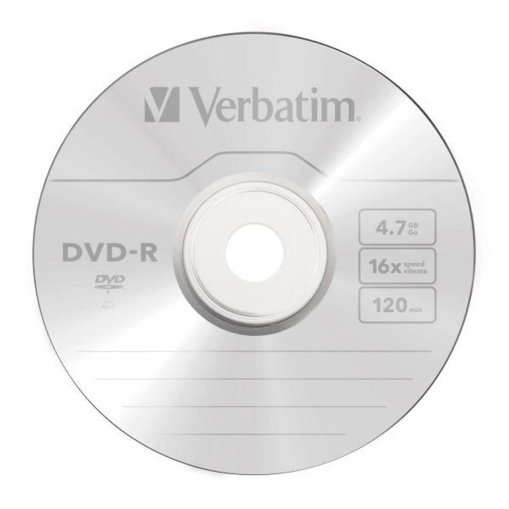 Диск DVD-R 4.7 Gb/120min 16x 50шт/уп. Bulk Verbatim - фото 4