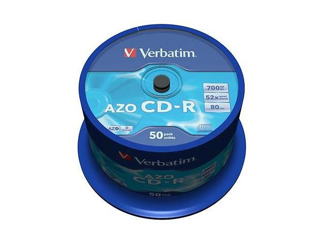 Диск CD-R 700Mb/80min 52x 50шт/уп. Cake Cryst Verbatim - фото 2