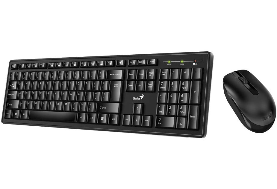 Комплект бездротовий клавіатура + миша Genius Smart KM-8200 WL Укр., чорн. Genius - фото 2