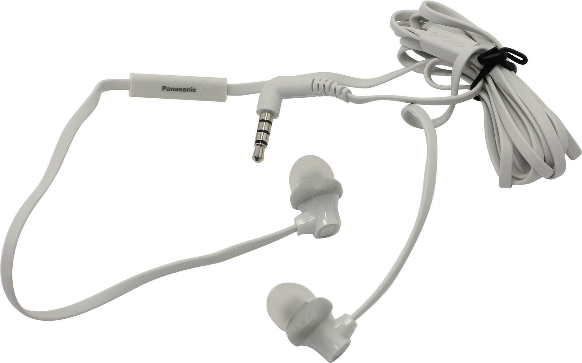 Навушники RP-TCM130GEW дротові з мікрофоном, біл. Panasonic - фото 3