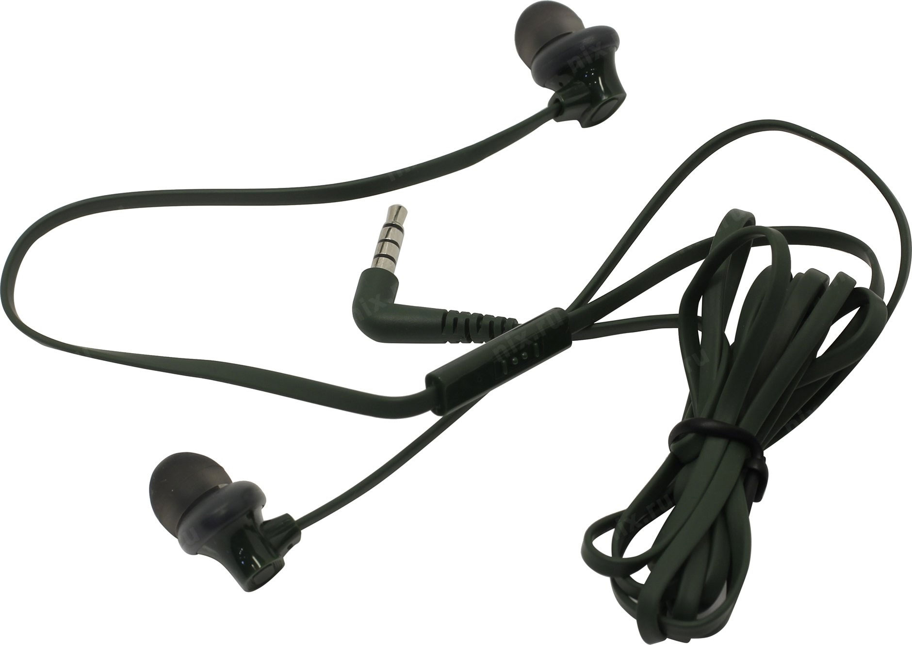 Навушники RP-TCM130GEW дротові з мікрофоном, чорн. Panasonic - фото 4