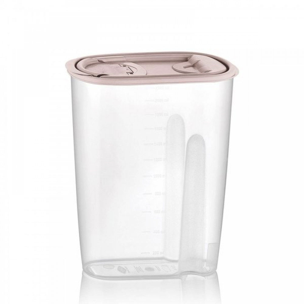 Контейнер пищевой для сыпучих продуктов DRY FOOD MIX, 2,2 литра, 20*9,5*23,5см. (BG-285), ассорт. BAGER - фото 2