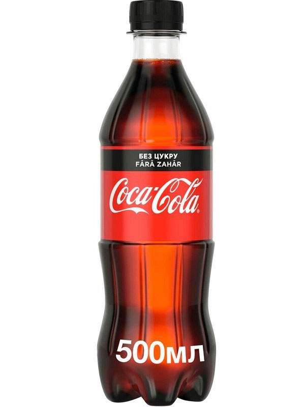 Напиток Coca-Cola Zero 0,5л., 12шт./уп., пластиковая бутылка Coca-Cola - фото 3
