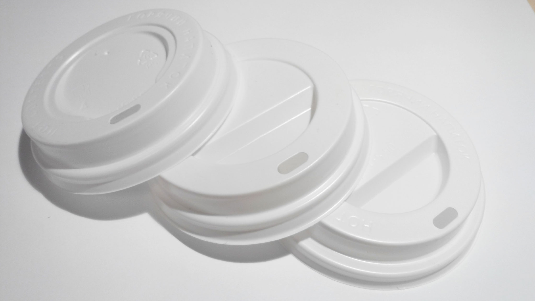 Кришка для стакана одноразового паперового діаметром 80мм.  (275-350мм.), 100шт/уп. Україна - фото 2