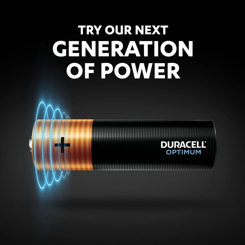 Батарейка LR6/АА/MN1500 Optimum, 4шт/уп. Duracell - фото 1