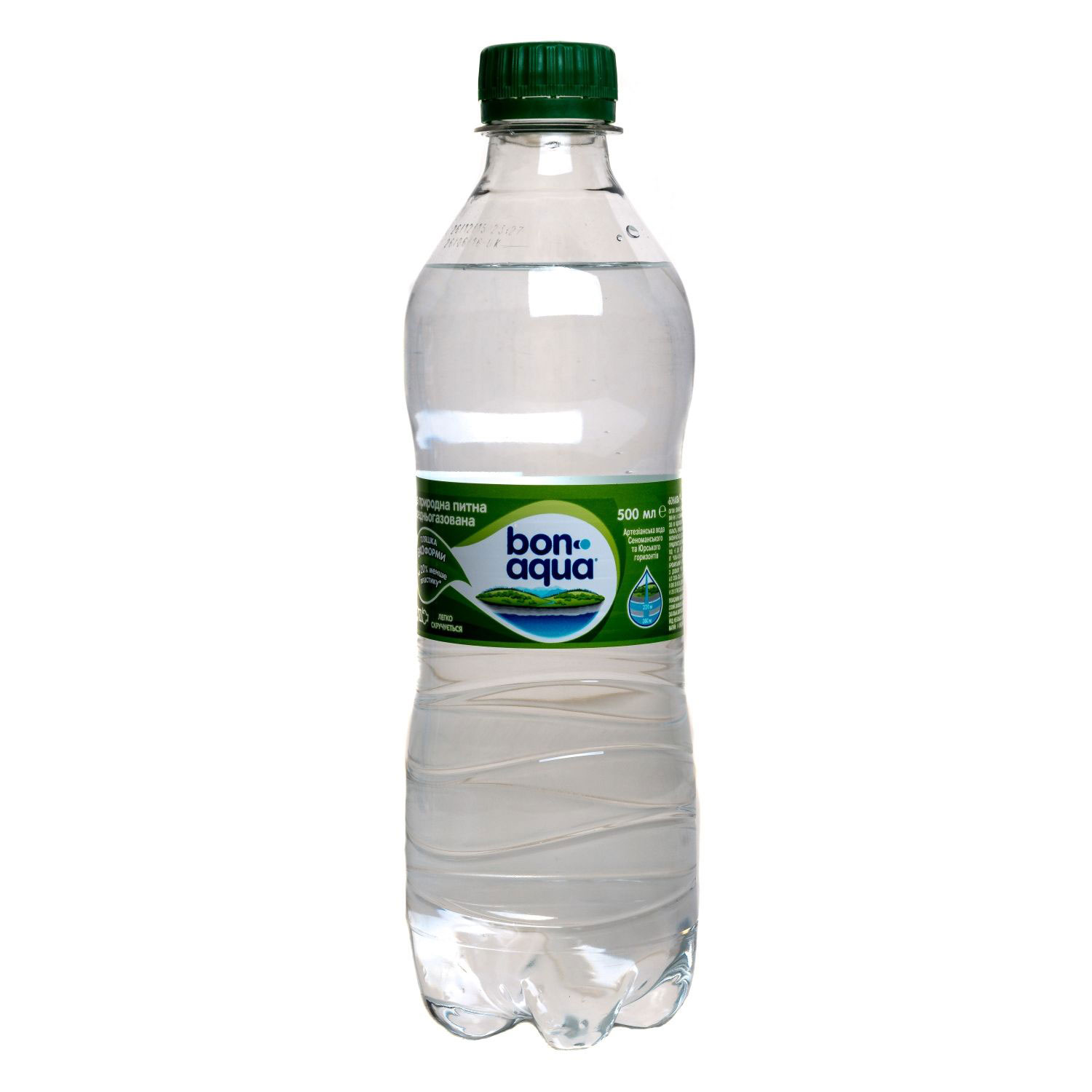 Вода минеральная слабогазированная 0,5л., 12шт./уп., пластиковая бутылка Bonaqva - фото 2