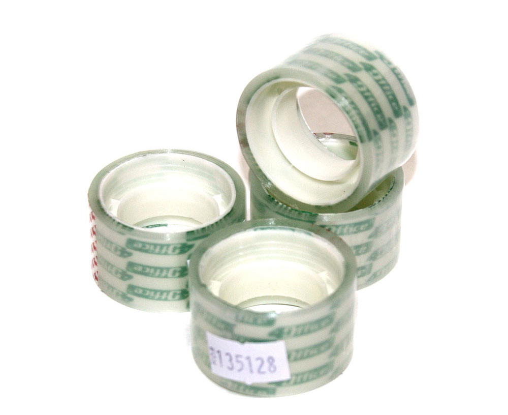 Клейка стрічка 24мм.*10м., прозор. 4Office - фото 1