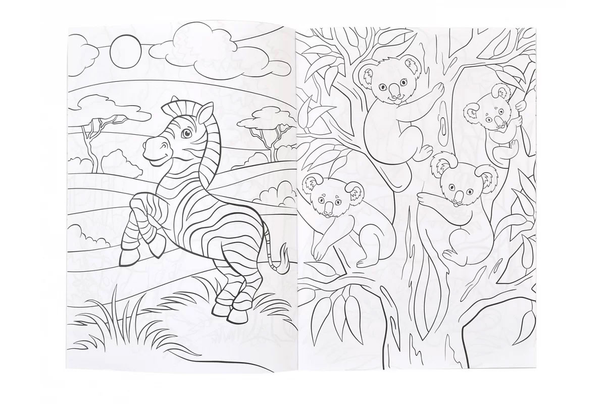 Розмальовка А4 6арк.(12стор.) 1 вересня - фото 1