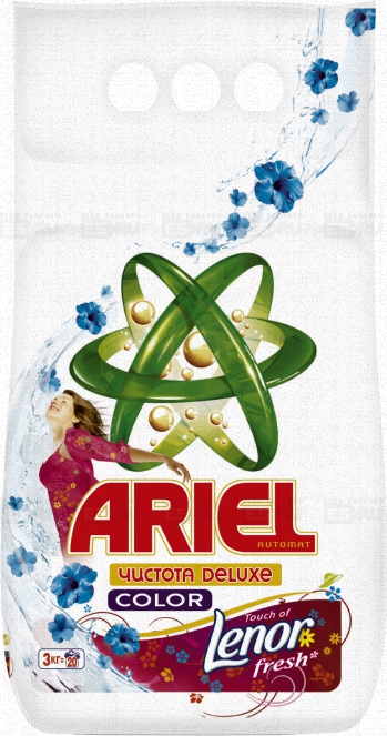 Пральний порошок для автоматичного прання, 3кг, Eco Pack Color ARIEL - фото 1