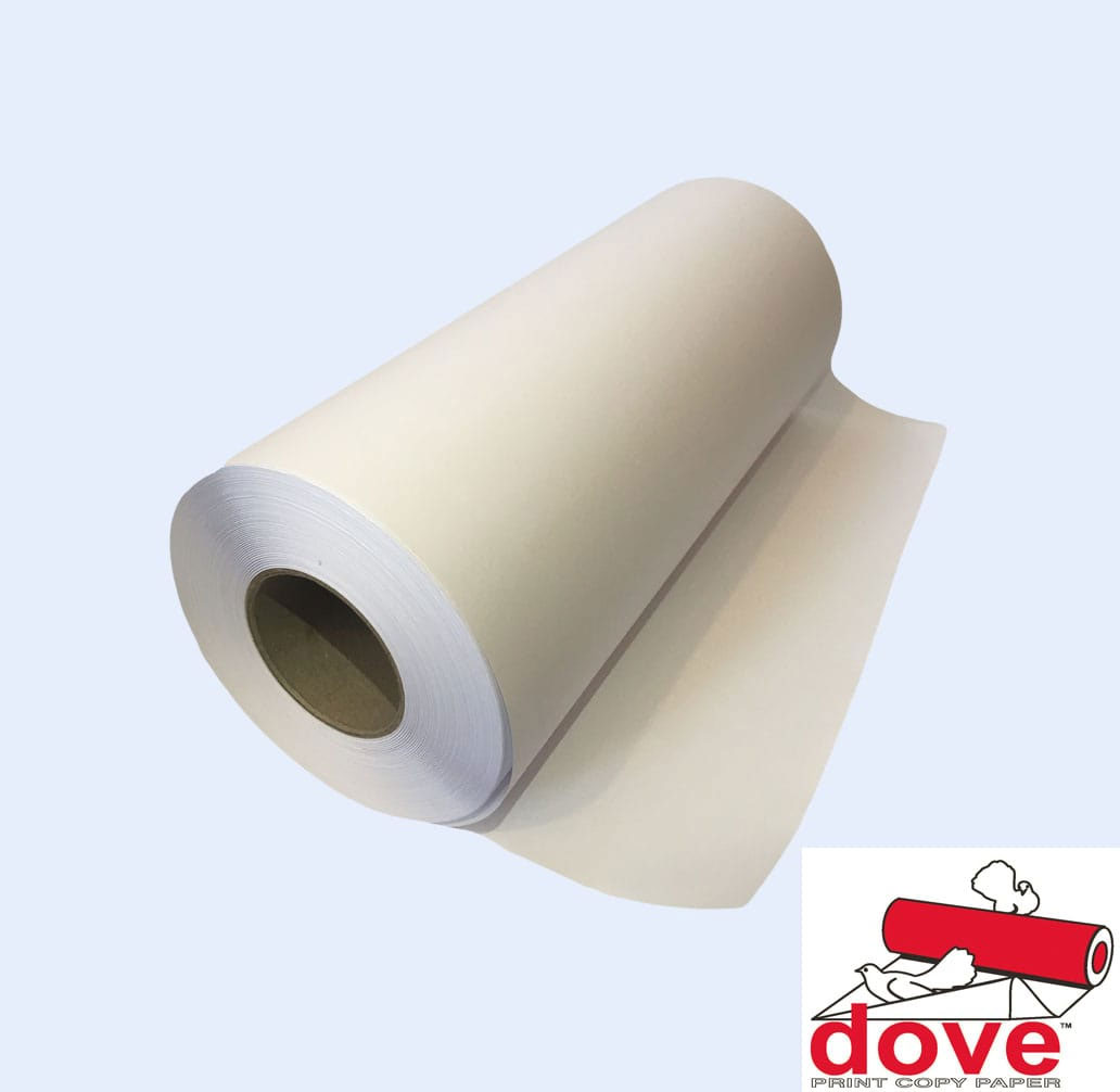 Папір рулонний для плотера 80г./м2., 175м.*420мм.(А2), втулка 76.2мм. (3