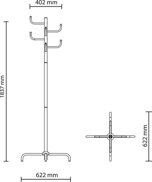 Напольная вешалка Кактус, бел. Украина - фото 2