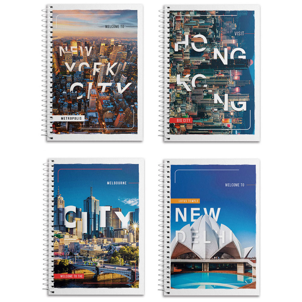 Зошит на спіралі А6, 48арк., клітинка, Gold, м'яка обкладинка  Бріск - фото 2