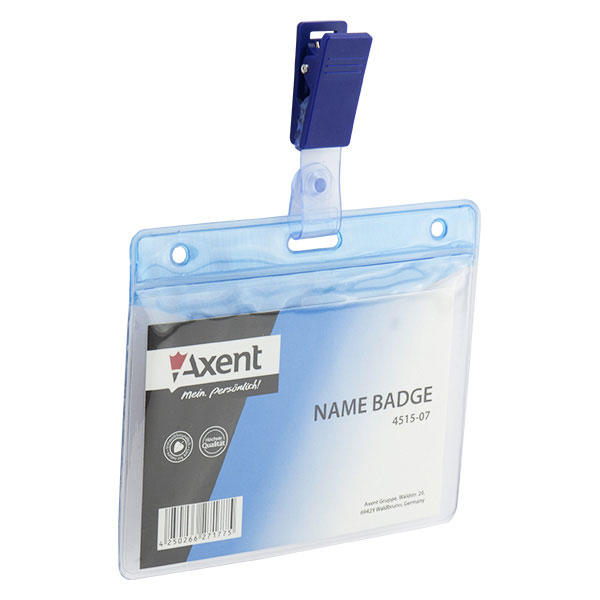Кліп для бейджа, син. Axent - фото 2