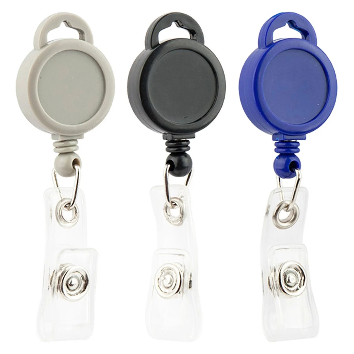 Нитка для бейджа, з механізмом автоматичного змотування, 38см. чорн. Axent - фото 2