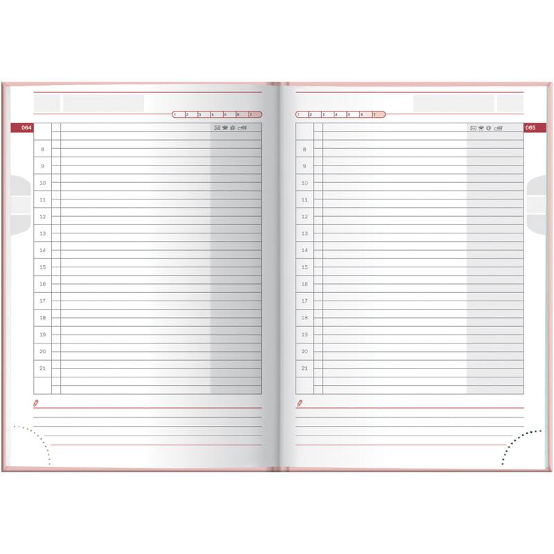 Ежедневник недатированный Агенда Miradur Trend, пудровый Brunnen - фото 3