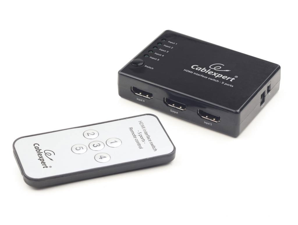 Перемикач HDMI портів Cablexpert DSW-HDMI-53, 5 портів Китай - фото 1