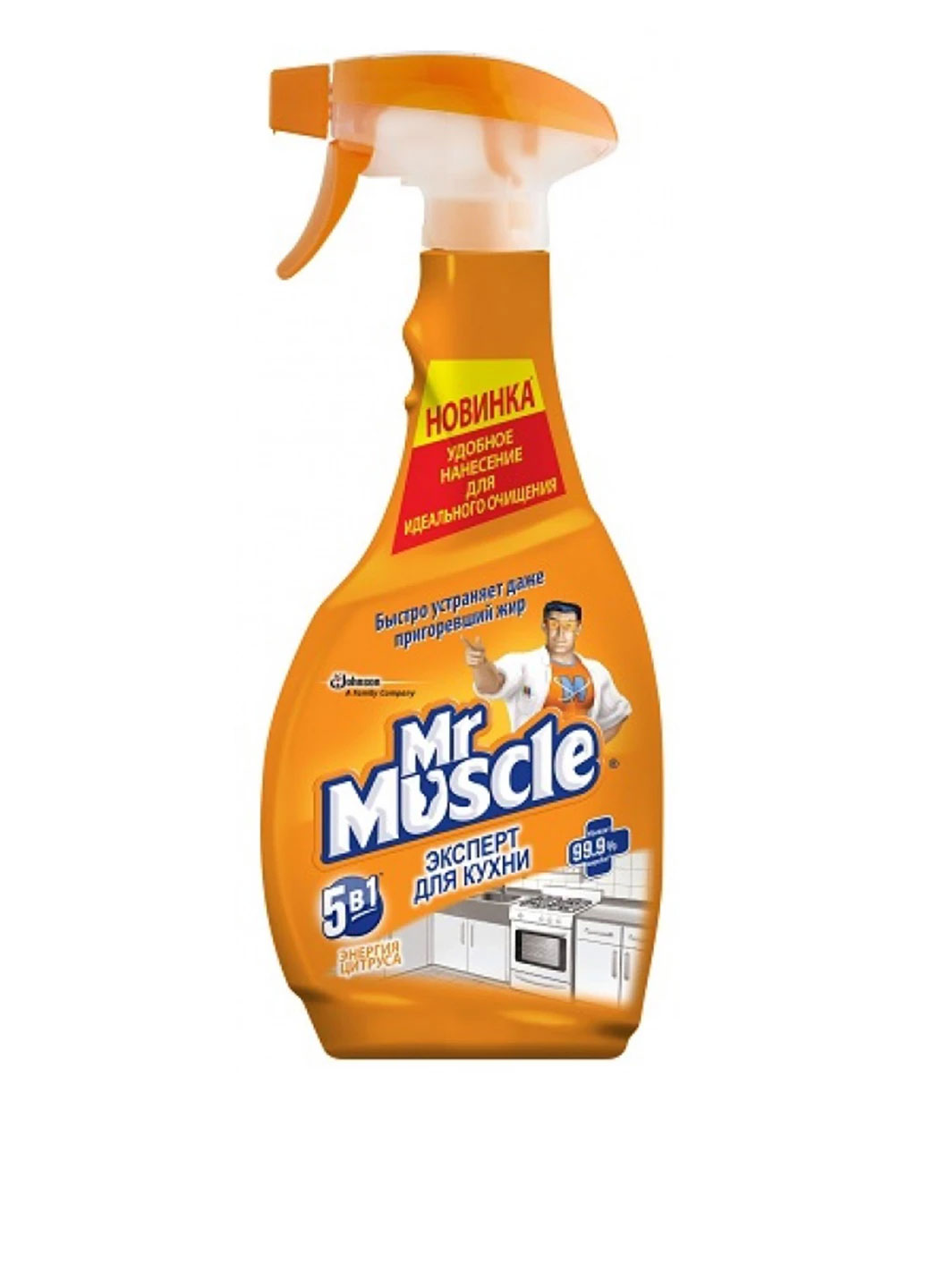 Средство моющее для кухни MR. MUSCLE Свежесть лимона, 500мл., с распылителем MR. MUSCLE - фото 2
