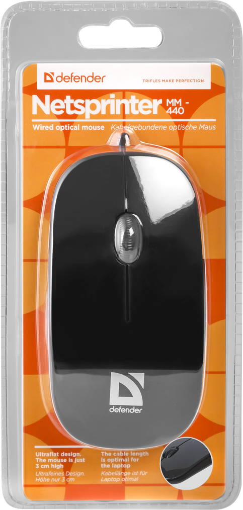 Миша USB оптична NetSprinter MM-440 Defender - фото 4