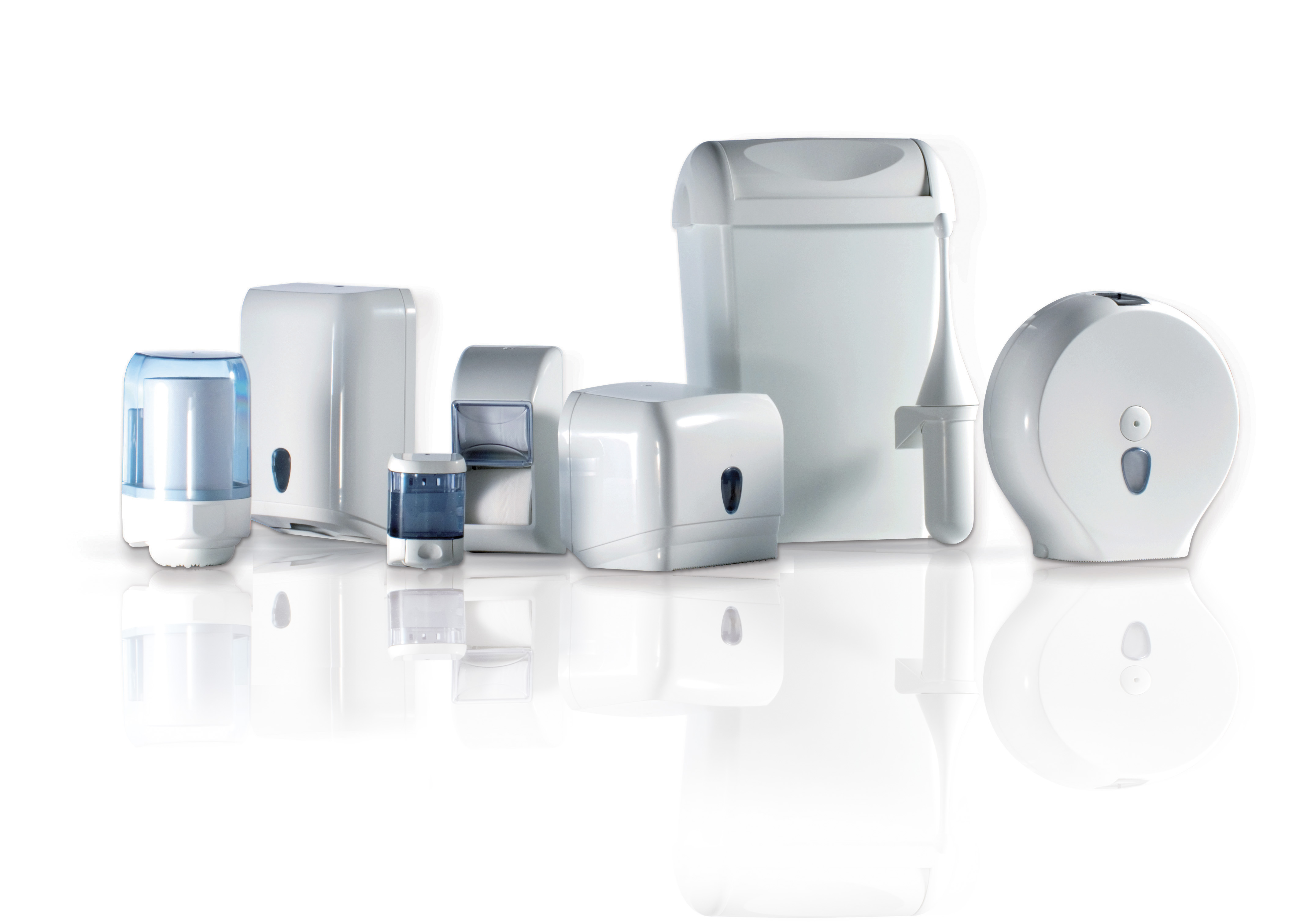 Диспенсер для жидкого мыла наливной, 550мл., пластик, бел. Атма - фото 3