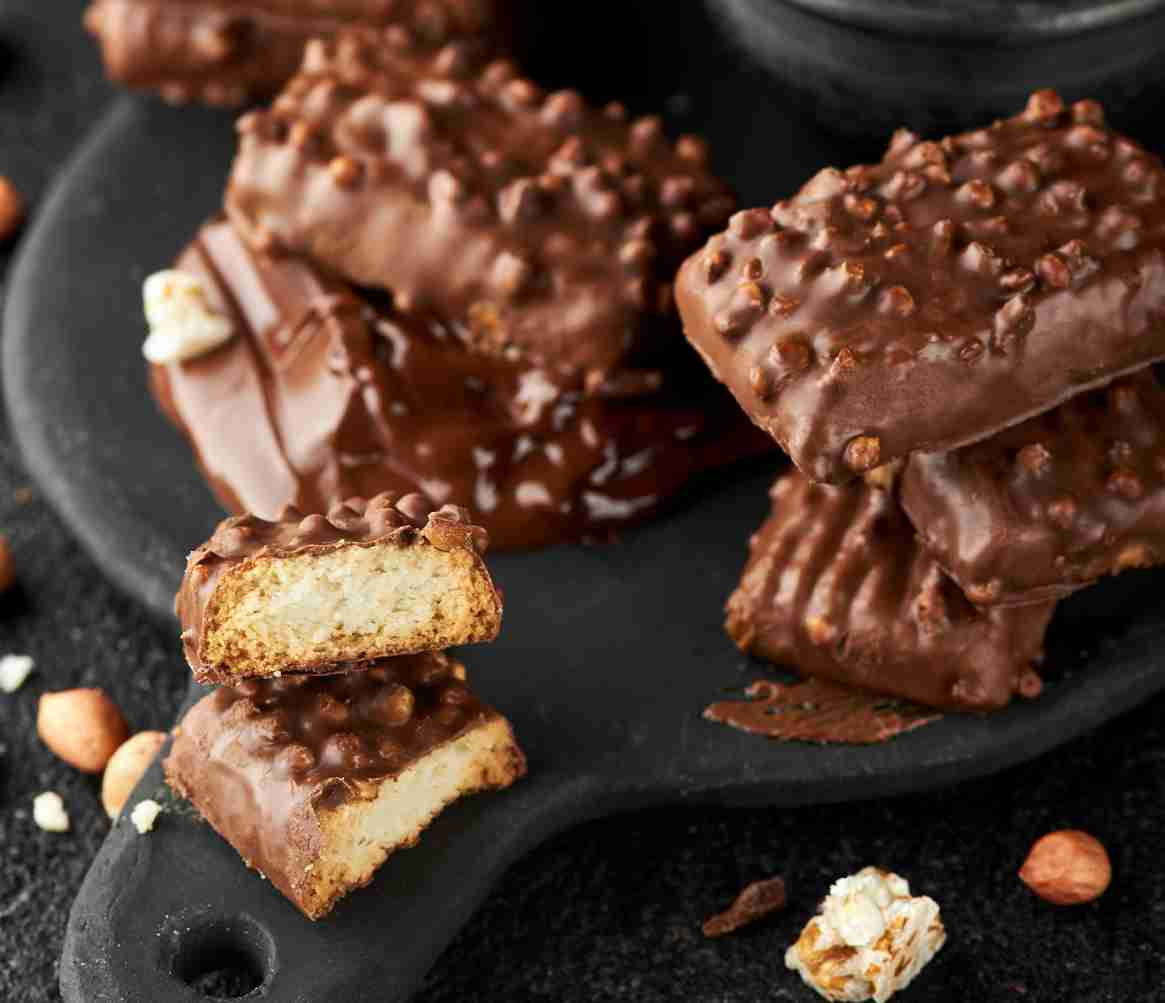 Печиво в шоколадній глазурі 