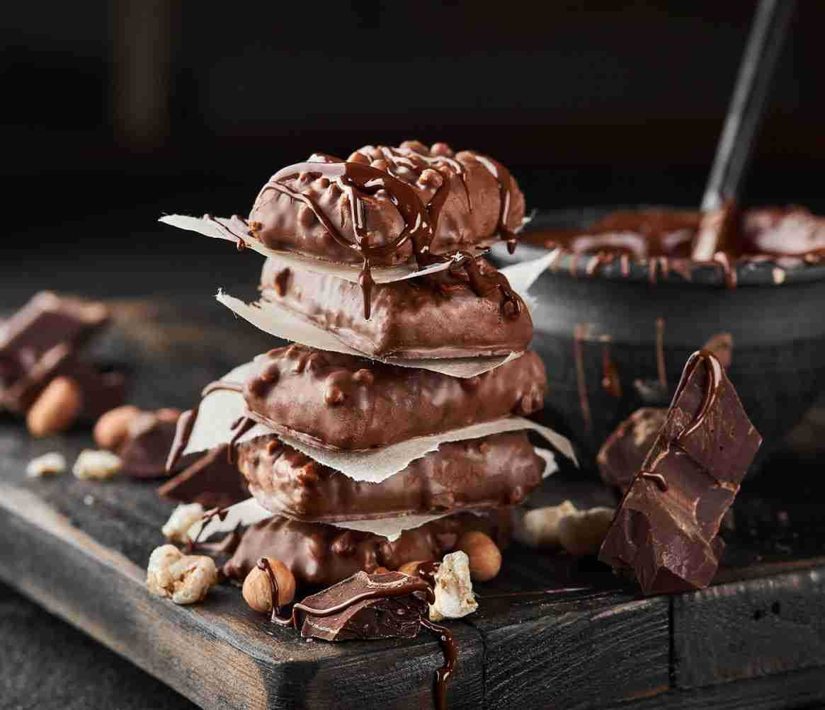 Печиво в шоколадній глазурі 