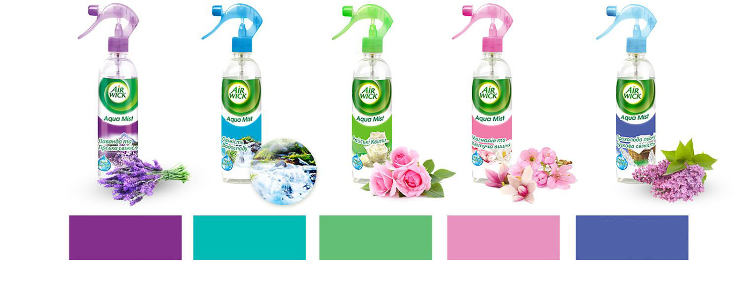 Освіжувач повітря срей з курком Air Wick Aqua Mist, 345мл., Лаванда та Гірська свіжість Air Wick - фото 1