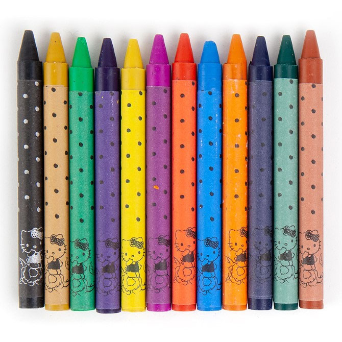 Карандаши восковые 12цв. 