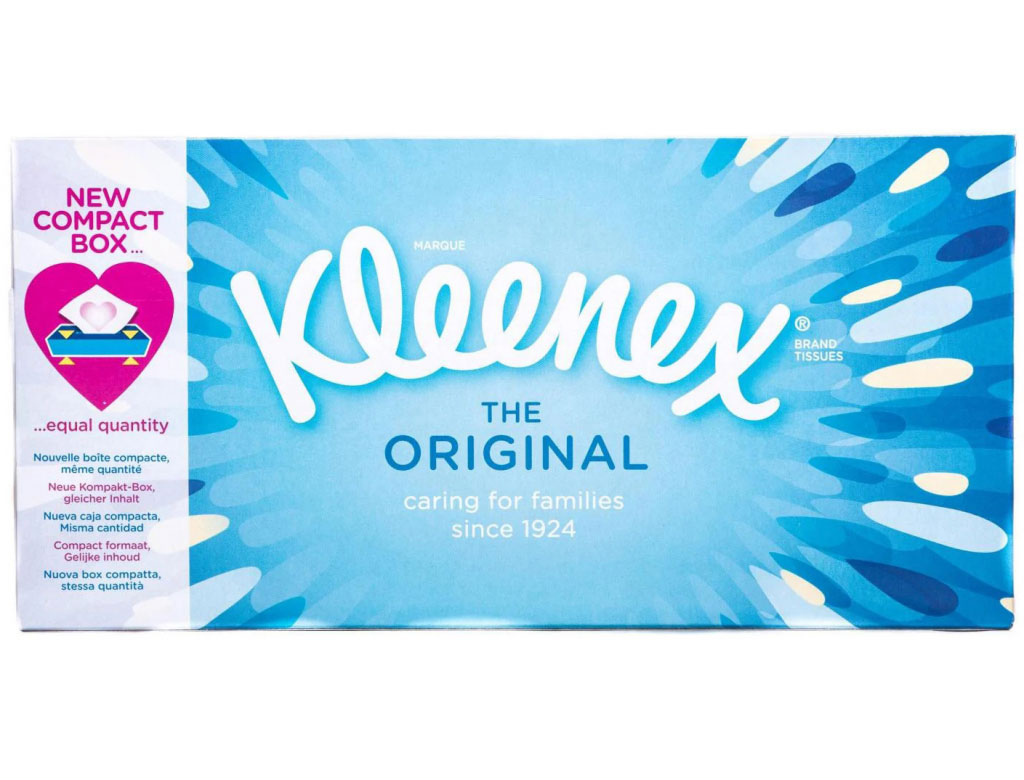 Салфетки косметические 3-х сл., Kleenex Original, 70шт./уп. Kleenex - фото 1