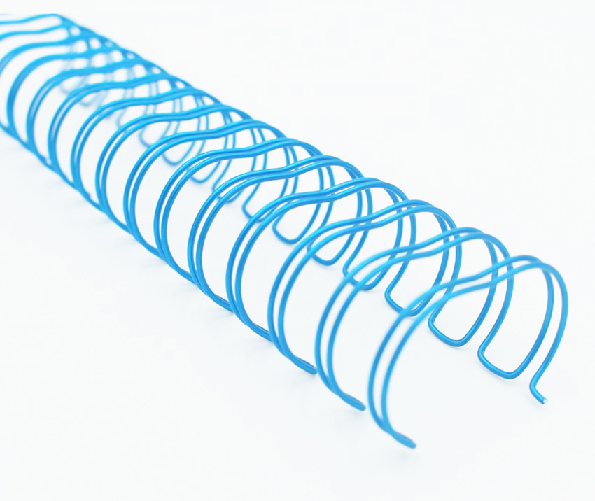 Пружини метал. 16,0 мм.; 2:1, 50шт/уп., блакит. D&Art - фото 1