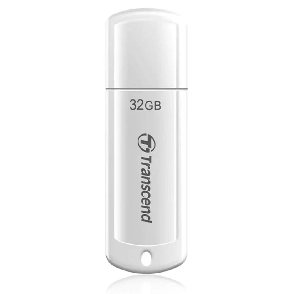 Флеш-память USB 2.0 Flash Drive 32Gb JetFlash 370 моноблок, пластик, корпус бел. TRANSCEND - фото 2