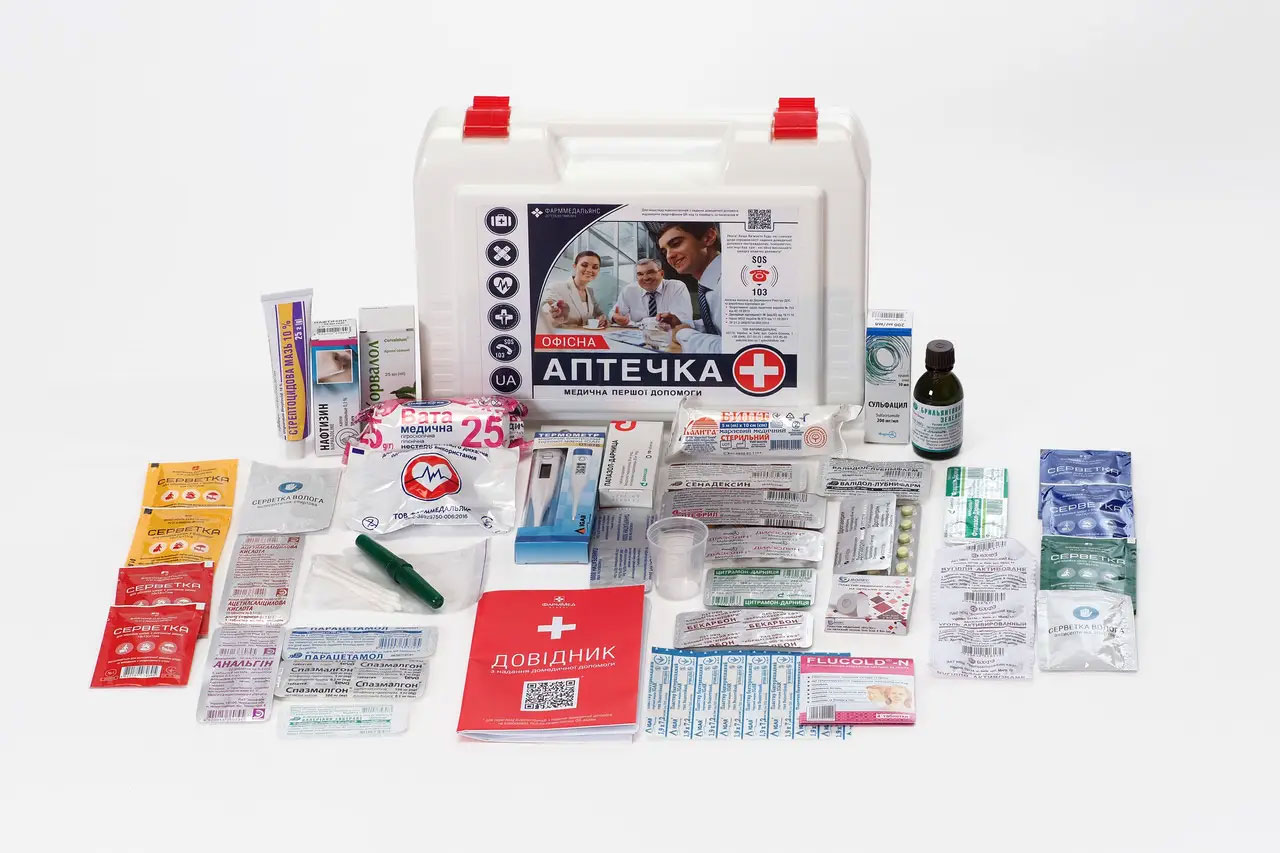 Аптечка Офисная большая (5-10 человек) Украина - фото 1
