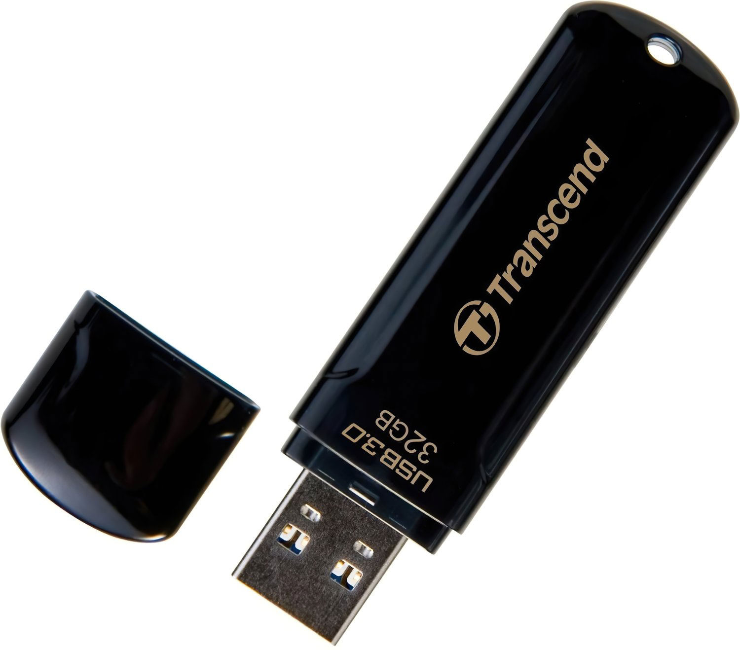 Флеш-память USB 3.0 Flash Drive 32Gb JetFlash 700 моноблок, пластик. корпус, черн. TRANSCEND - фото 1