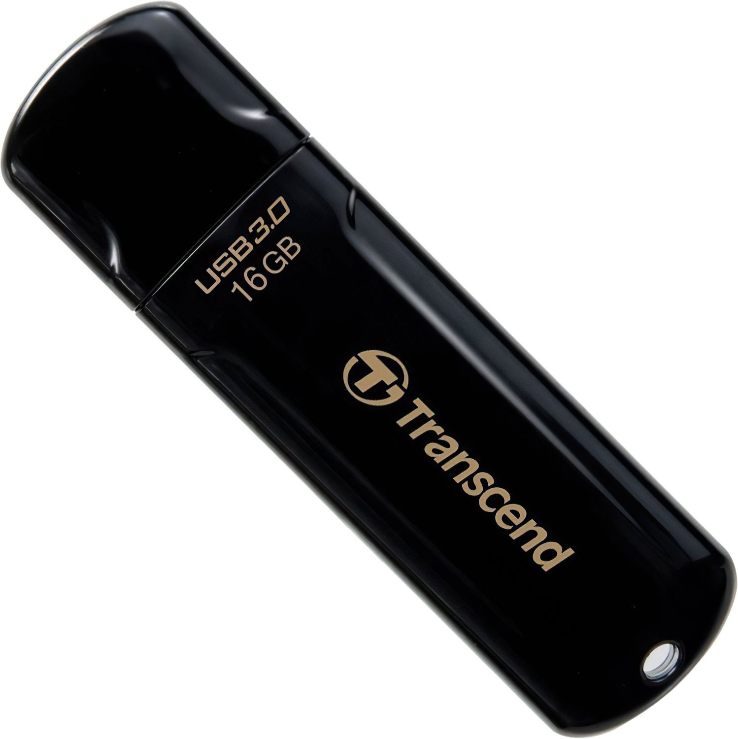 Флеш-память USB 3.0 Flash Drive 16Gb JetFlash 700 моноблок, пластик. корпус, черн. TRANSCEND - фото 1