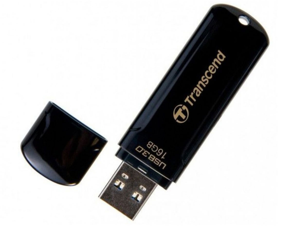 Флеш-память USB 3.0 Flash Drive 16Gb JetFlash 700 моноблок, пластик. корпус, черн. TRANSCEND - фото 2