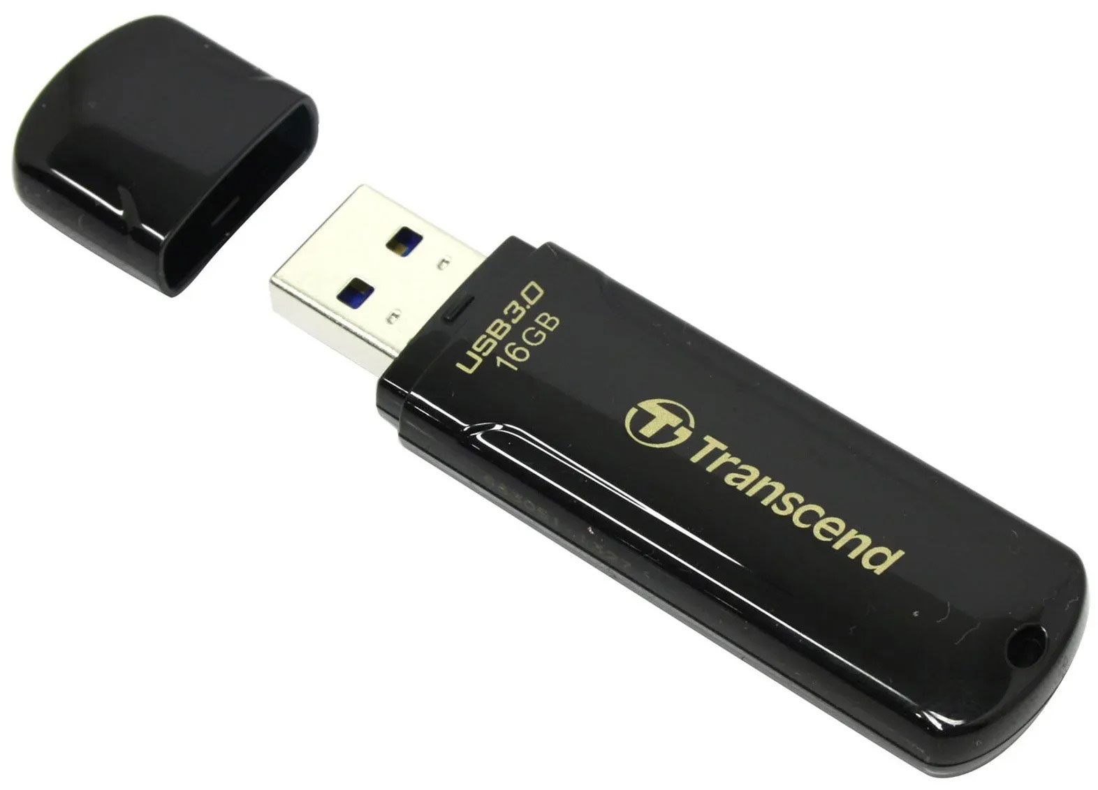 Флеш-память USB 3.0 Flash Drive 16Gb JetFlash 700 моноблок, пластик. корпус, черн. TRANSCEND - фото 3