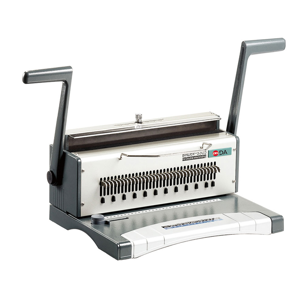 Біндер для металевих пружин S303, до 120арк., діркопробивач на 15арк. D&Art - фото 1