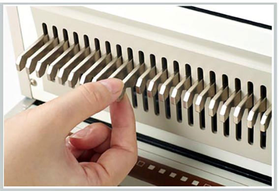 Біндер для металевих пружин S303, до 120арк., діркопробивач на 15арк. D&Art - фото 2