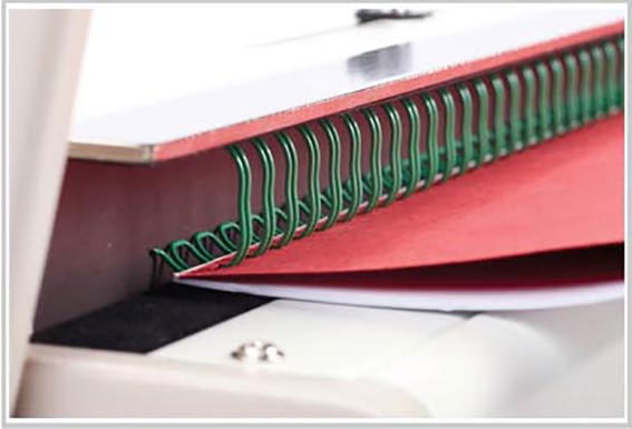 Біндер для металевих пружин S303, до 120арк., діркопробивач на 15арк. D&Art - фото 5