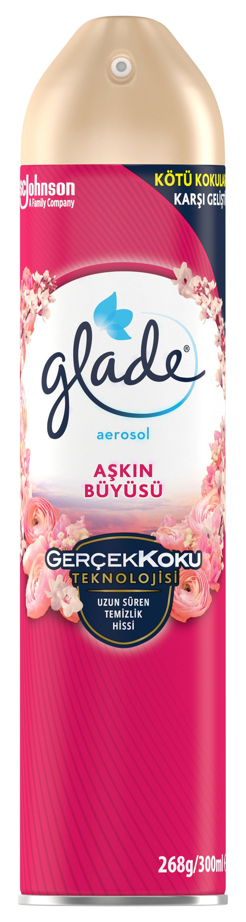 Освежитель воздуха аэрозоль 300мл. Магия любви GLADE - фото 1