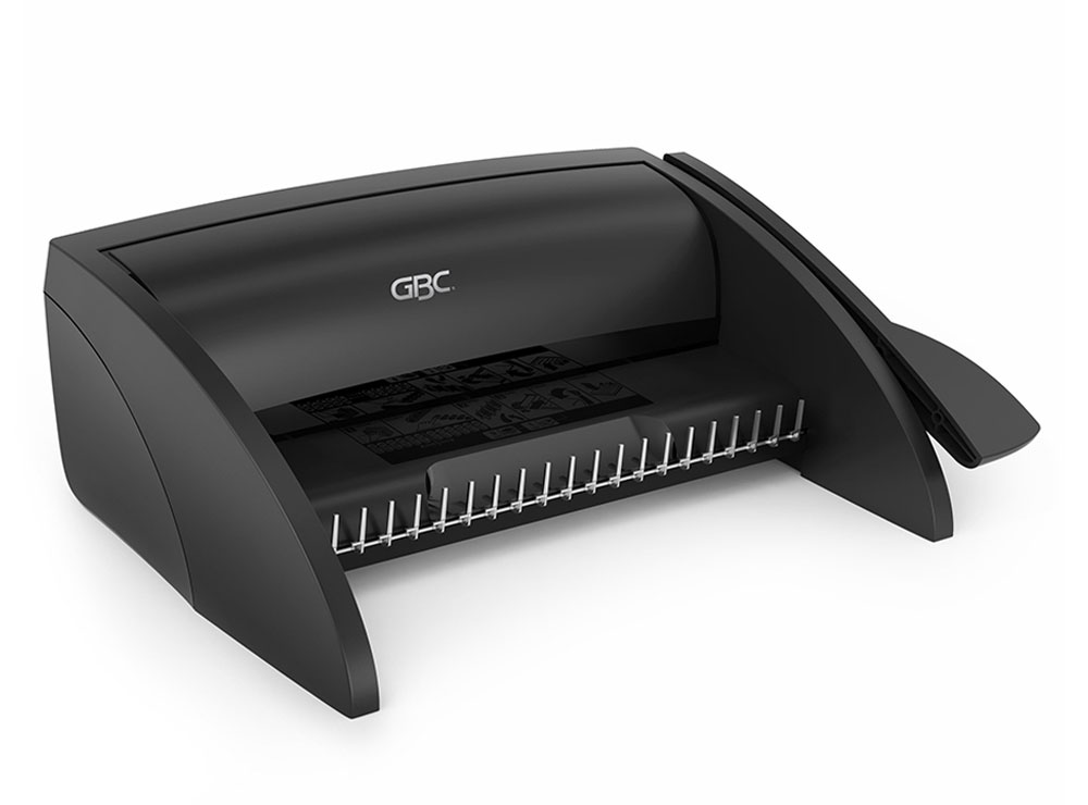 Біндер для пластикових пружин CombBind C100, до 160арк., діркопробивач на 9арк. GBC - фото 1