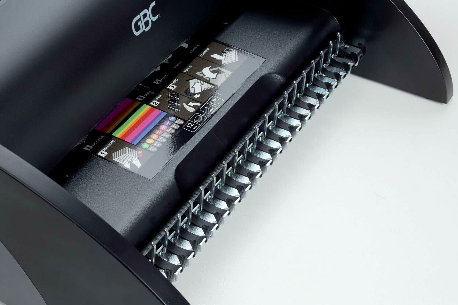 Переплетчик для пластиковых пружин CombBind C110, до 195л., дырокол 12л. GBC - фото 3