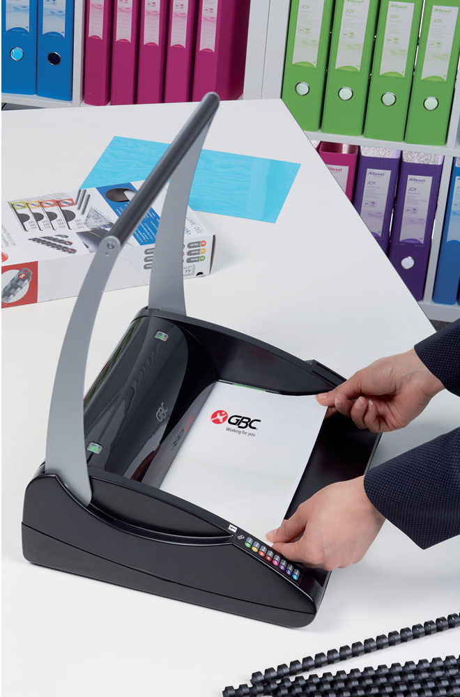 Переплетчик для пластиковых пружин CombBind C200, до 330л., дырокол 20л. GBC - фото 5