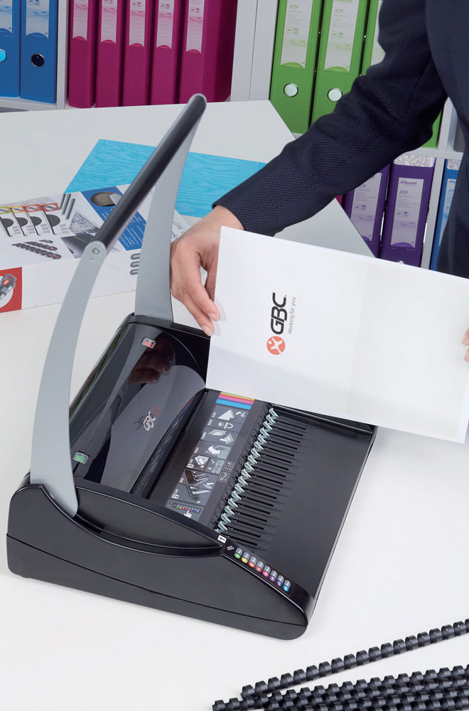 Переплетчик для пластиковых пружин CombBind C200, до 330л., дырокол 20л. GBC - фото 6