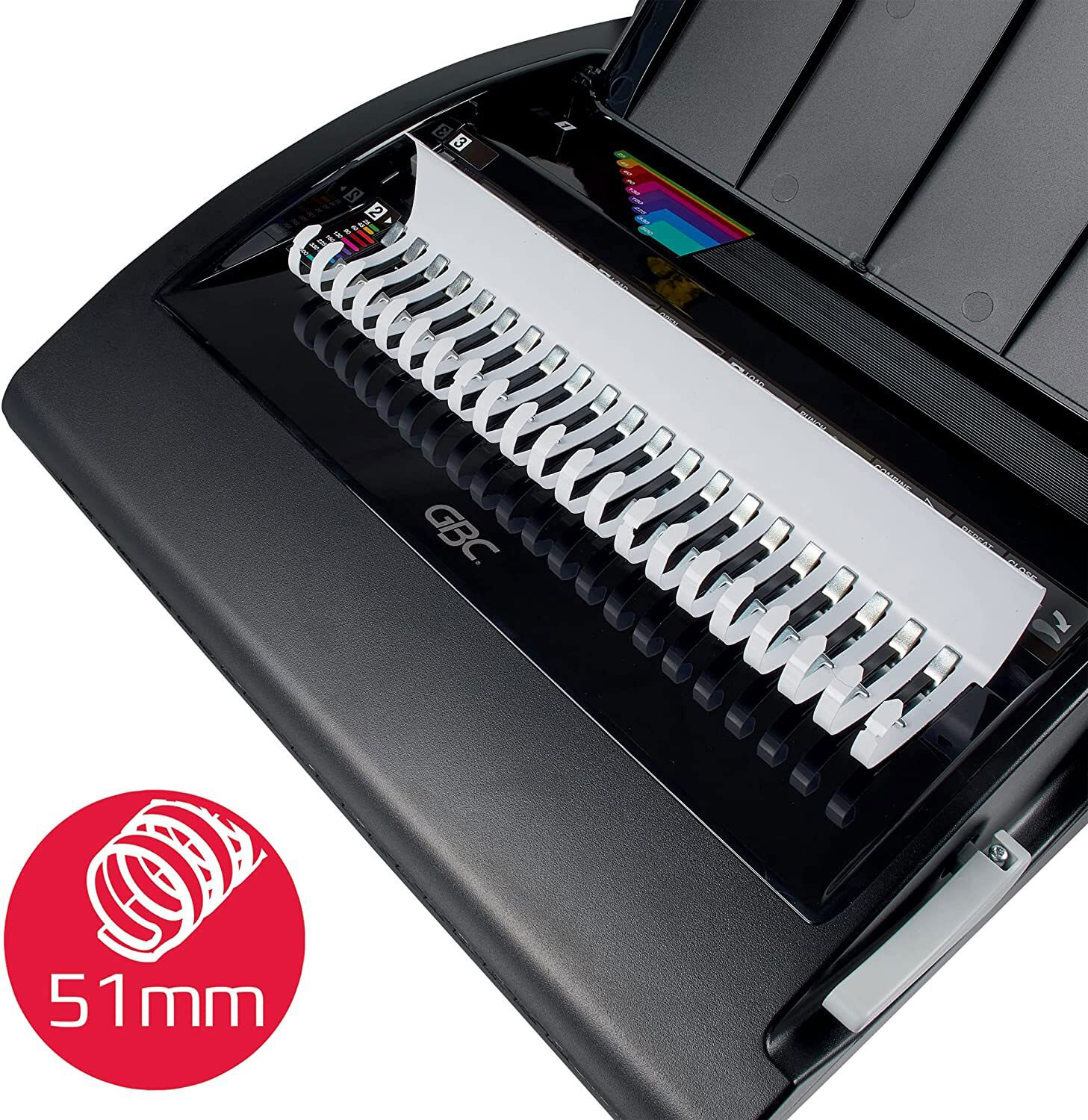 Біндер для пластикових пружин CombBind C210, до 450арк., діркопробивач на 25арк. GBC - фото 2