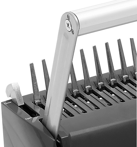 Переплетчик для пластиковых пружин Ibind A12, до 450л., дырокол 12л. D&Art - фото 3