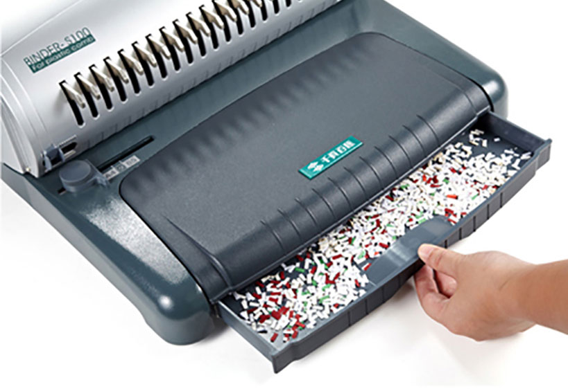 Біндер для пластикових пружин S100, до 500арк., діркопробивач на 20арк. D&Art - фото 3