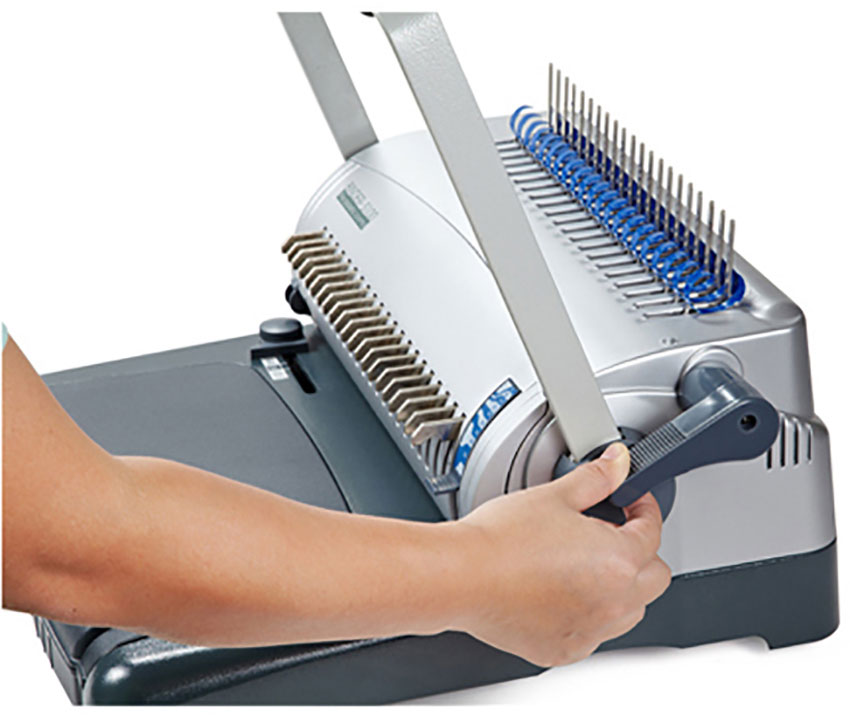 Біндер для пластикових пружин S100, до 500арк., діркопробивач на 20арк. D&Art - фото 4