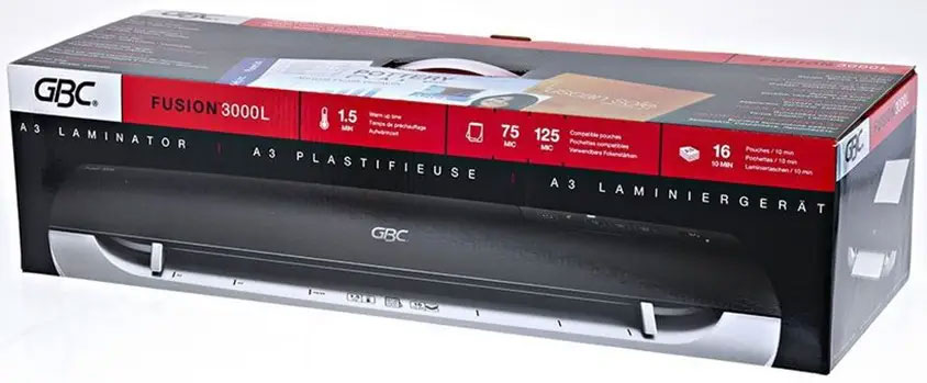 Ламинатор А3 Fusion 3000L, плотность пленки 75 - 125мкм. GBC - фото 5