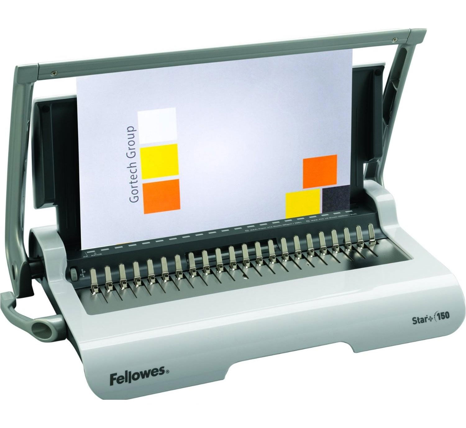 Переплетчик для пластиковых пружин STAR+, до 150л., дырокол 12л. (f.B5627501) FELLOWES - фото 3